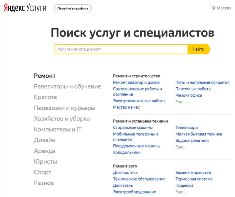 Обзор сервиса Яндекс.Услуги - что это такое и как он работает